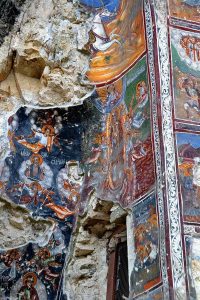 Sümela manastırı duvar freskleri fotoğrafları - colors are bright after all those years, Sumela monastery photos