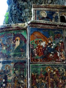 Sümela manastırı duvar freskleri detayları fotoğrafları - details, Sumela monastery photos