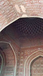 Tac Mahal Misafir Evi kubbe içi süslemeleri - Taj Mahal Guest House interior and dome decorations