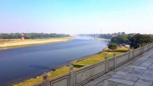 Tac Mahal Yamuna nehri manzarası - Yamuna River view from Taj Mahal
