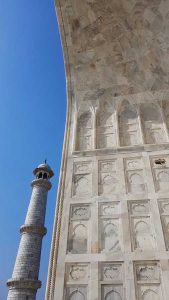 Tac Mahal fotoğrafları giriş eyvanı bezemeleri - Taj Mahal photographs, entrance Iwan decorations