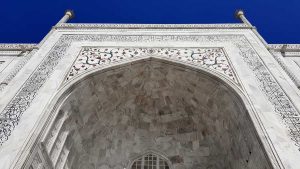 Tac Mahal giriş eyvanı ve bezemeleri - Taj Mahal entrance Iwan and decorations