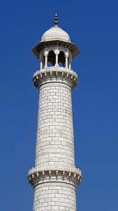 Tac Mahal minareleri şerefe detayı - Minaret lantern detail of Taj Mahal