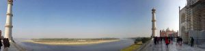 Tac Mahal panoramik fotoğraflar - Panoramic photographs of Taj Mahal