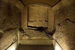 Torino Mısır Müzesi Ellesiya tapınağı içi - Turin Egyptian museum interior of the temple of Ellesiya