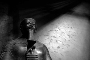 Torino Mısır Müzesi tanrı Ptah heykeli - Turin Egyptian Museum statue of the god Ptah