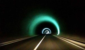 Trans Karadeniz güzergahı fotoğrafları ışık tünellerinden geçtik Boyabat-Sinop tüneli yolu - Trance Black Sea route we passed through the tunnels Boyabat-Sinop tunnel.