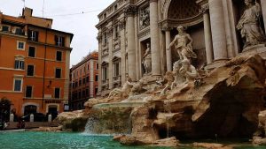 Trevi çeşmesi fotoğrafları - Rome Trevi fountain and statues