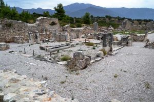 Xanthos antik kenti fotoğrafları Thermes kalıntıları - Xanthos ancient city photos Thermes Ruins