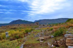 Xanthos antik kenti fotoğrafları nekropolise bakış - through necropolis Xanthos photos