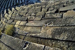 Milet antik kenti fotoğrafları, antik Roma tiyatrosu - ancient roman theatre, Miletus ancient city photos