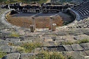 Milet antik kenti fotoğrafları, antik Roma tiyatrosu - ancient roman theatre, Miletus ancient city photos
