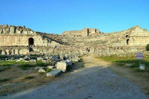 Milet antik kenti fotoğrafları, antik Roma tiyatrosu - ancient roman theatre, Miletus ancient city photos